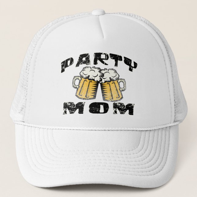 Party Mom Trucker Hat (Front)