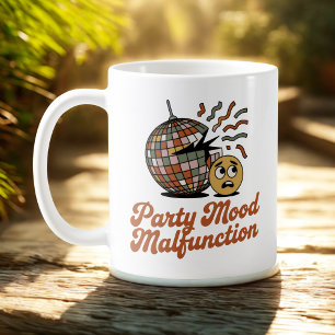 Party Mood Malfunction New Year’s Emotional Mood Coffee Mug