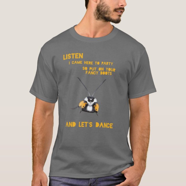 Party Moth T-Shirt (Front)