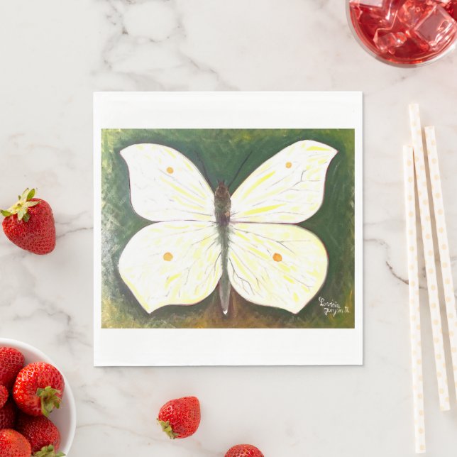 Party Napkins butterfly (Insitu)