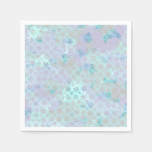 Party Napkins snowflakes  (Front)