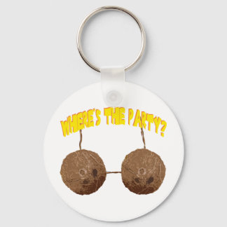party nuts keychain