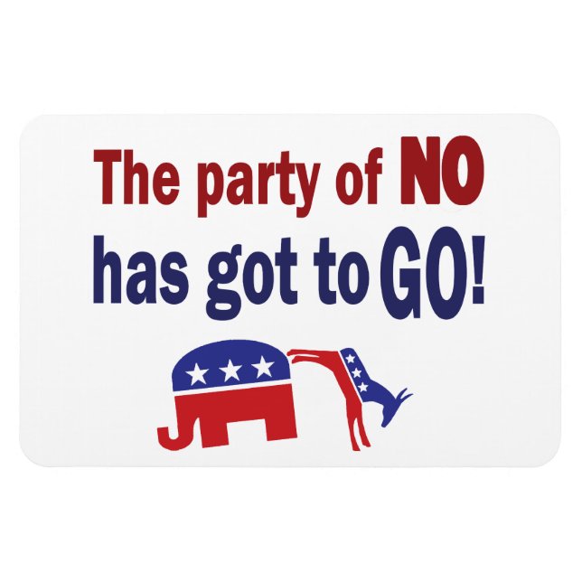 Party of No Magnet (Horizontal)