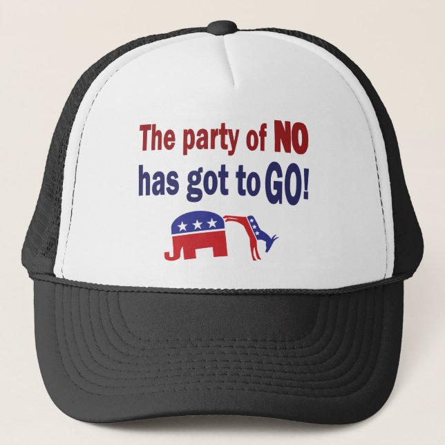 Party of No Trucker Hat (Front)