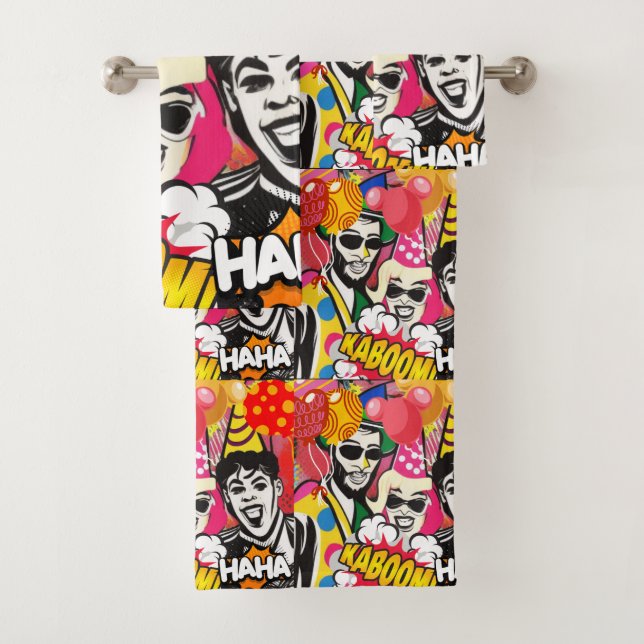 Party On Bath Towel Set (Insitu)