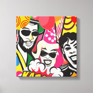 Party On Canvas Print