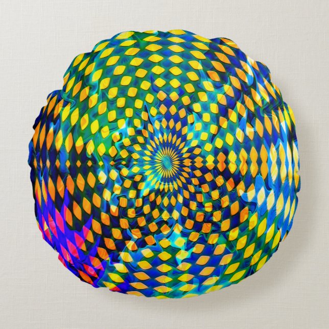 Party On!..... Round Pillow (Front)