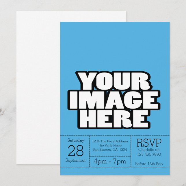 Party or Event Invitation (Front/Back)