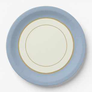 Party Paper China-look Plate Rimmed
