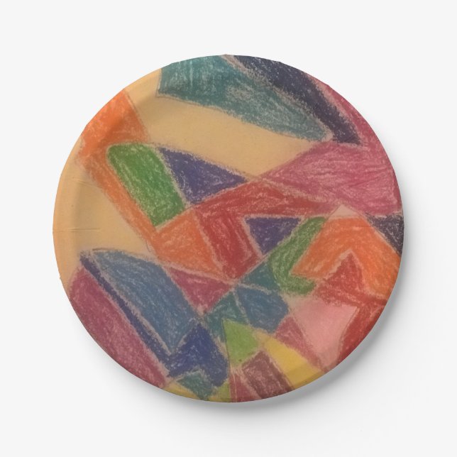 Party paper plate (Front)