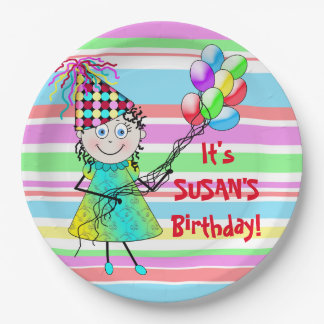 PARTY PAPER PLATES - PERSONALIZE - PARTY-TIME!