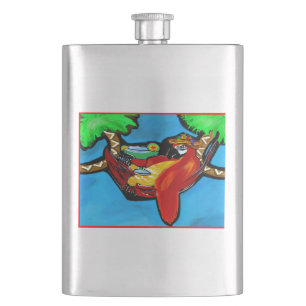 PARTY PARROT HIP FLASK