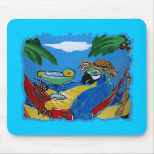 PARTY PARROT MOUSE PAD