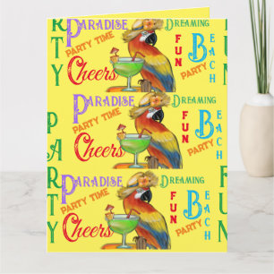 Party Parrots Card