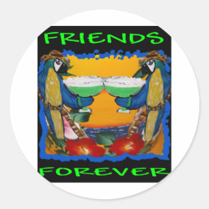 Party Parrots Classic Round Sticker