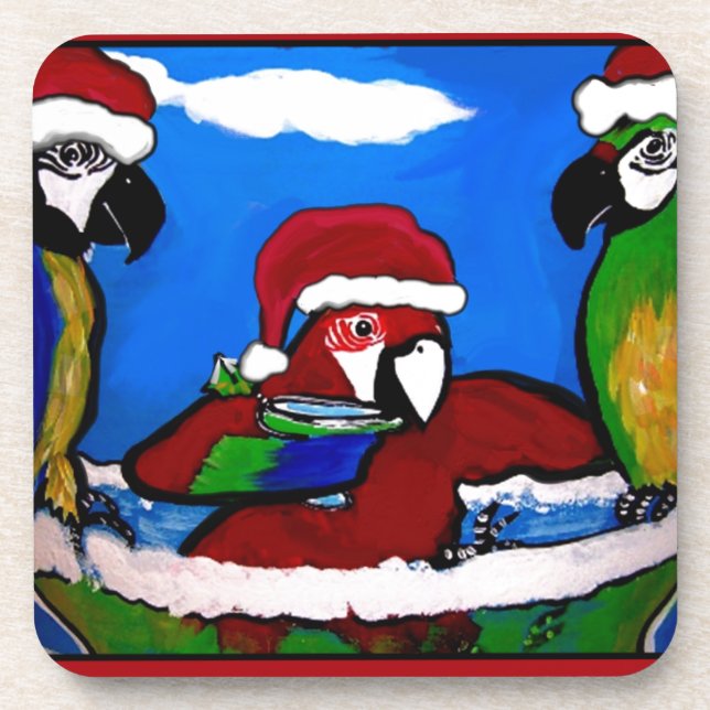 PARTY PARROTS COASTER (Front)