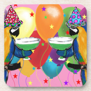 Party Parrots Coaster