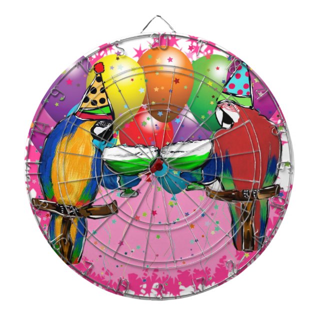 PARTY PARROTS DARTBOARD (Front)