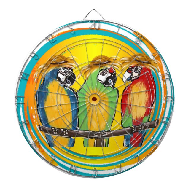 PARTY PARROTS DARTBOARD (Front)