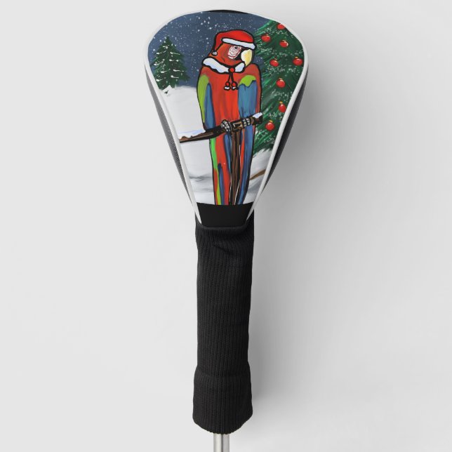 PARTY PARROTS   GOLF HEAD COVER (Front)