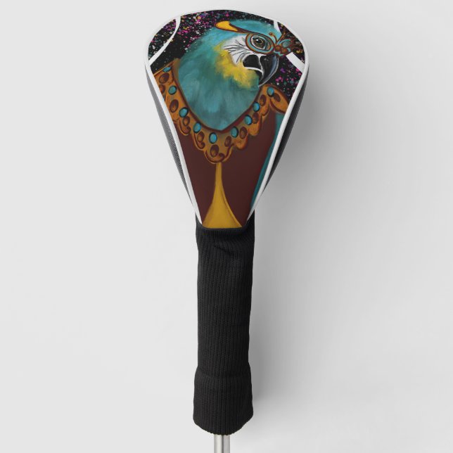 PARTY PARROTS      GOLF HEAD COVER (Front)