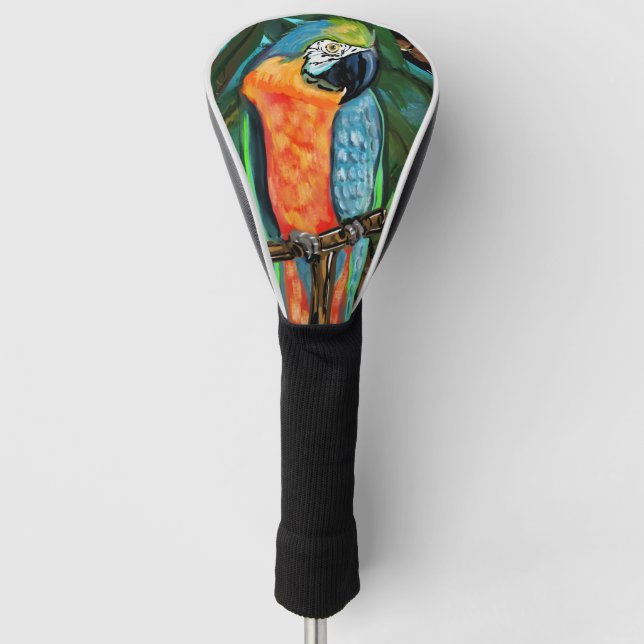 Party Parrots   Golf Head Cover (Front)