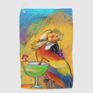 Party Parrots Golf Towel
