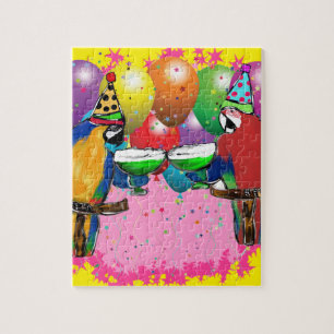 PARTY PARROTS JIGSAW PUZZLE