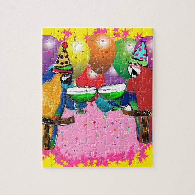 PARTY PARROTS JIGSAW PUZZLE (Vertical)
