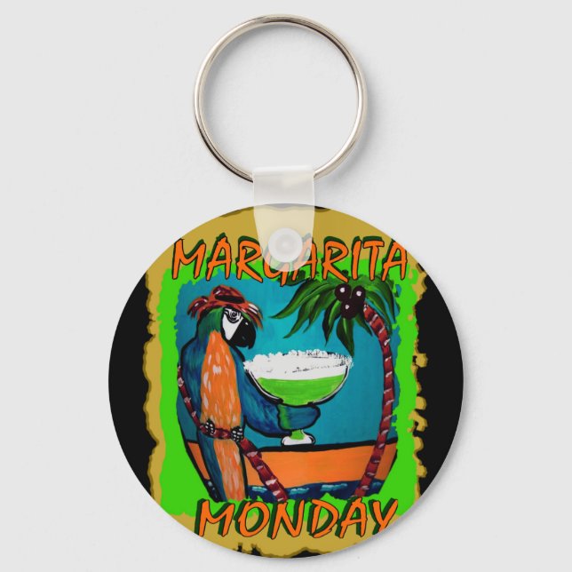 Party Parrots Keychain (Front)