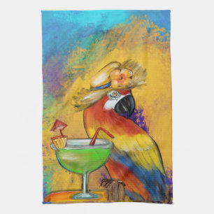 Party Parrots Kitchen Towel
