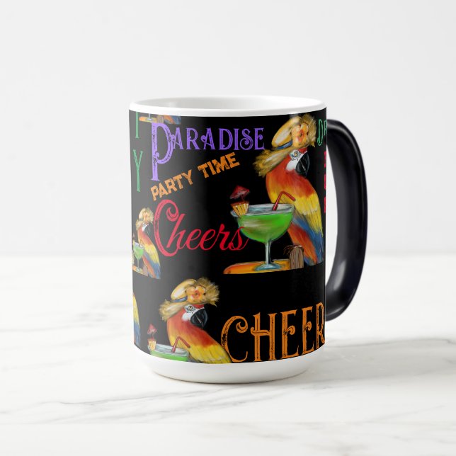 Party Parrots Magic Mug (Front Right)