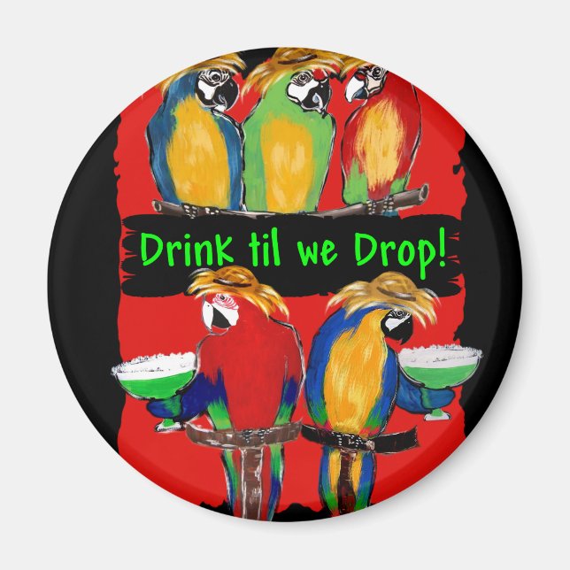 PARTY PARROTS MAGNET (Front)