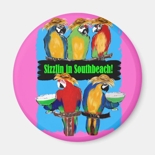 PARTY PARROTS MAGNET (Front)