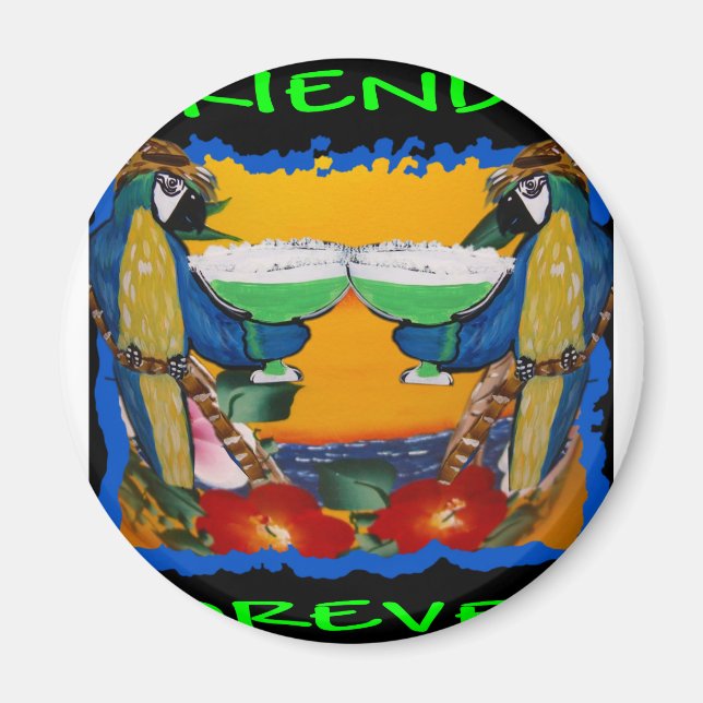 Party Parrots Magnet (Front)