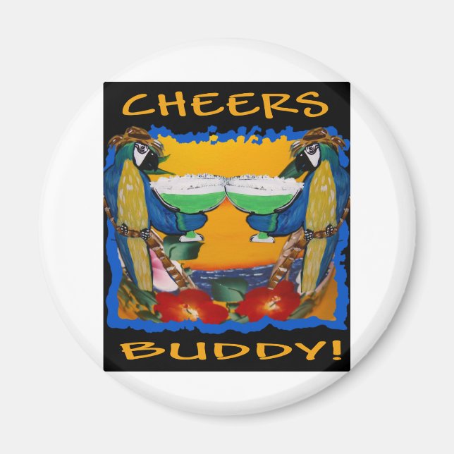 Party Parrots Magnet (Front)