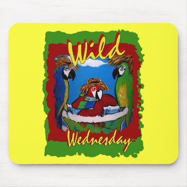 Party Parrots Mouse Pad (Front)