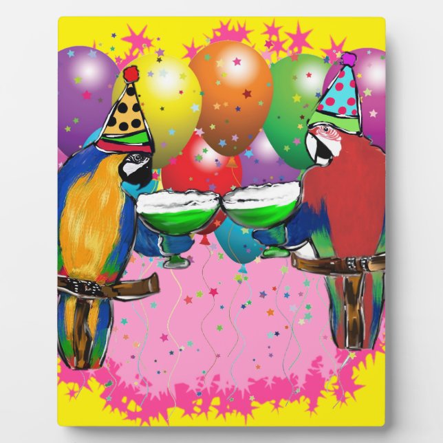 PARTY PARROTS PLAQUE (Front)