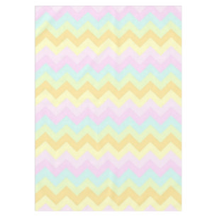 Party Pastel Chevrons Tablecloth