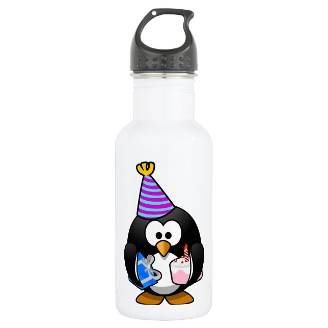 Party Penguin 532 Ml Water Bottle (Front)