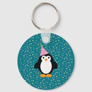 Party Penguin Keychain