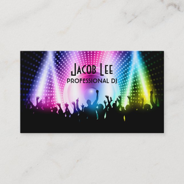 Party People DJ's Business Card (Front)
