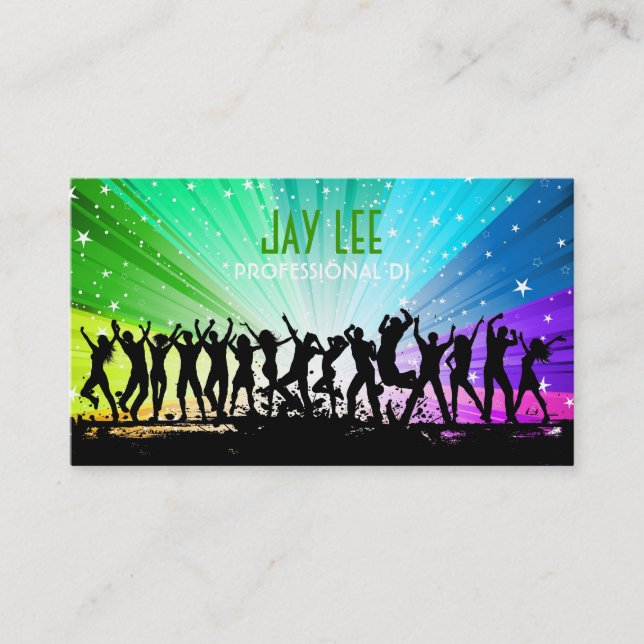 Party People DJ's Business Card (Front)
