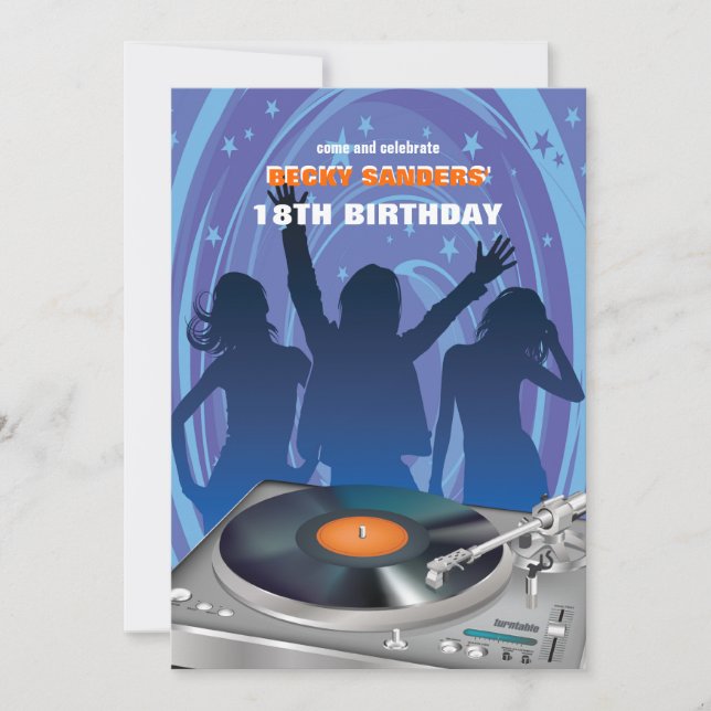 Party People Invitation (Front)