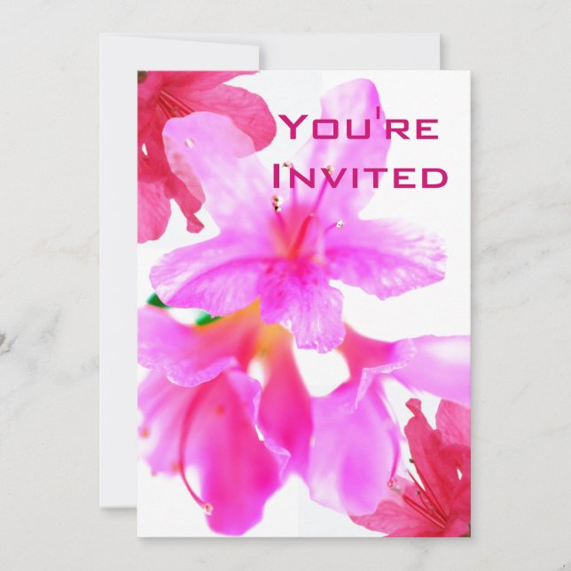 Party Pinks Invitation (Front)