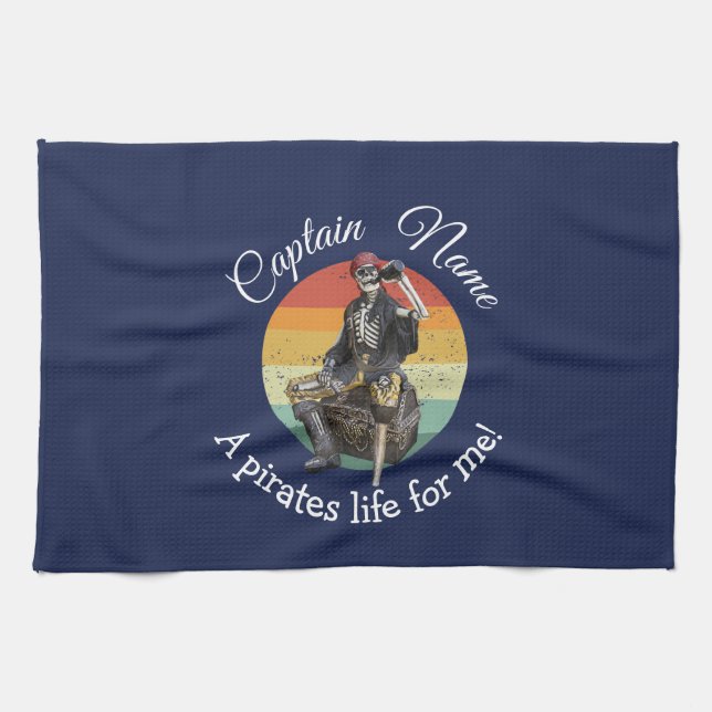 Party Pirate theme  Kitchen Towel (Horizontal)
