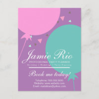 Party Planner Birthday Planning Balloon  Confetti 