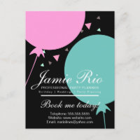 Party Planner Birthday Planning Balloon  Confetti