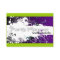Party Planner Business Card Grunge Splatter Purple