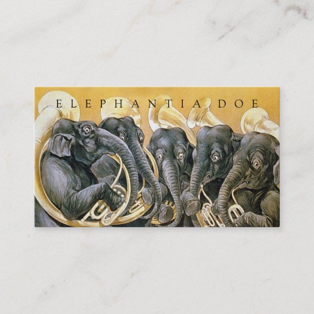 Party Planner Two-Sided Business Card (Front)